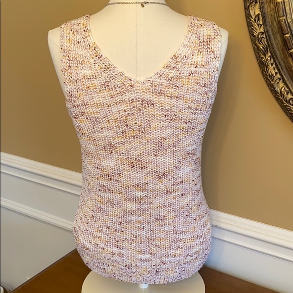 LOFT DOUBLE V SWEATER TANK - Picture 2 of 11
